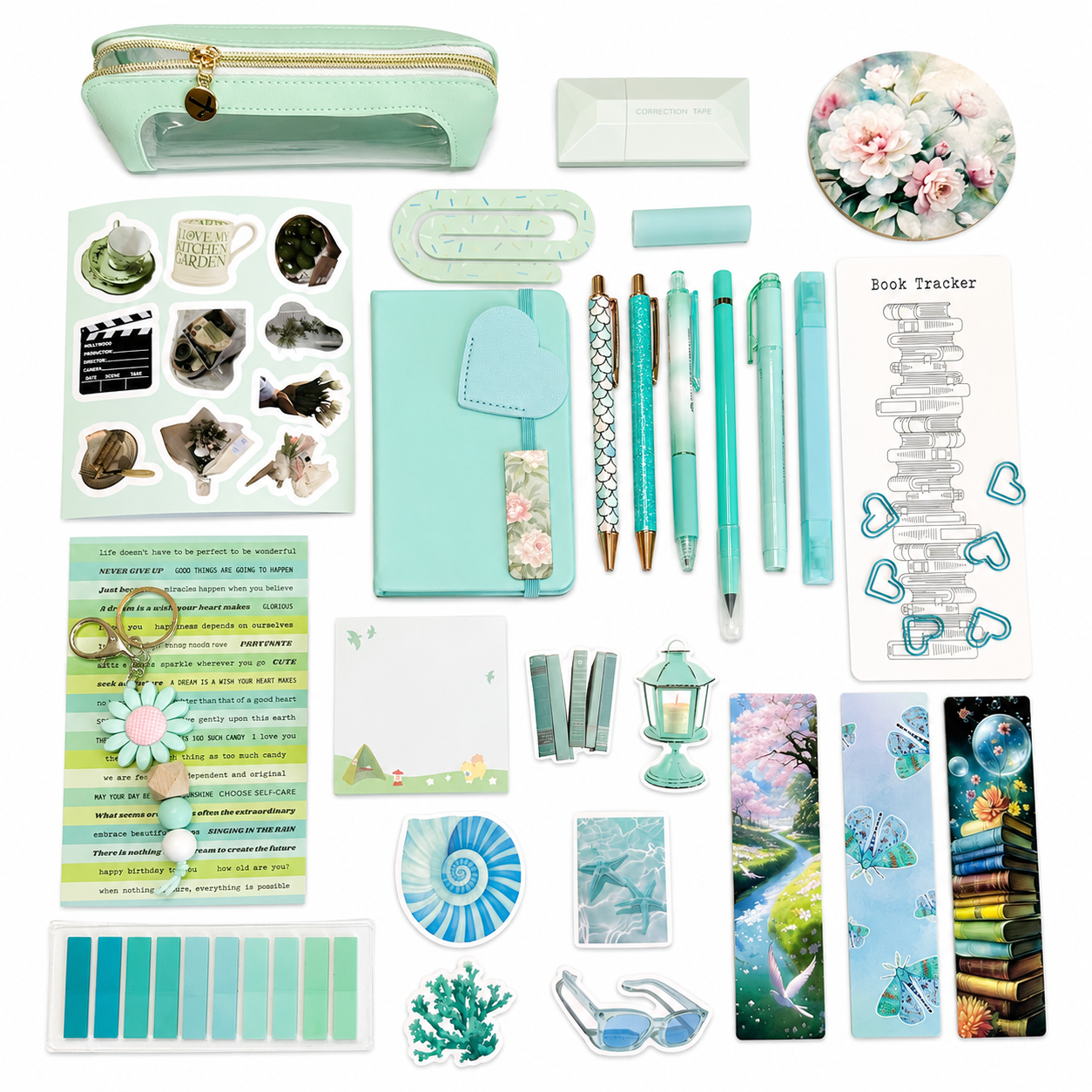 👗 Mint Blue Bookish Bundle