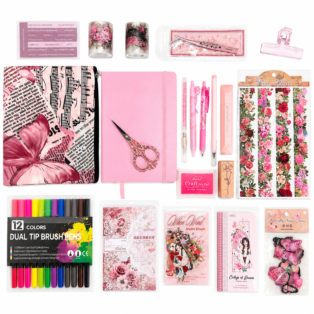 🌸 Pink Journaling Kit