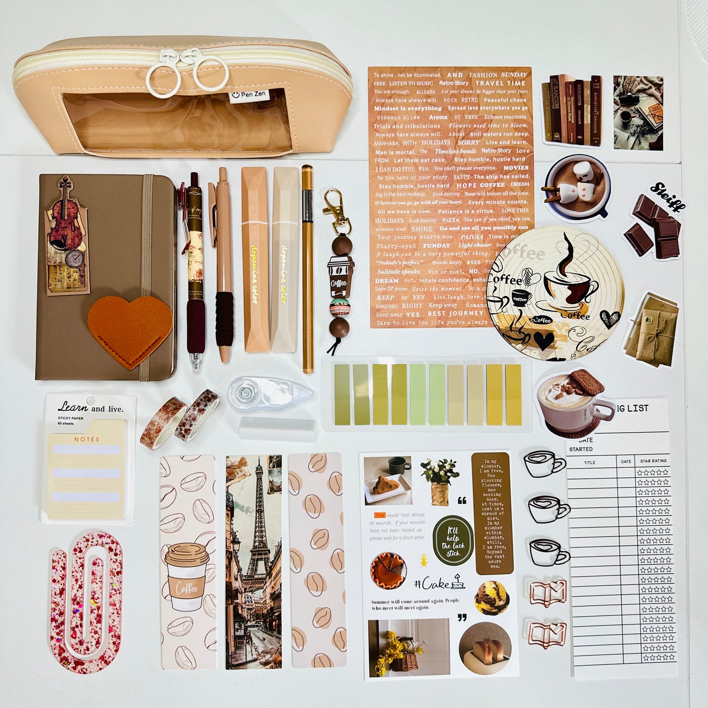 🤎 Coffee Brown Bookish Bundle
