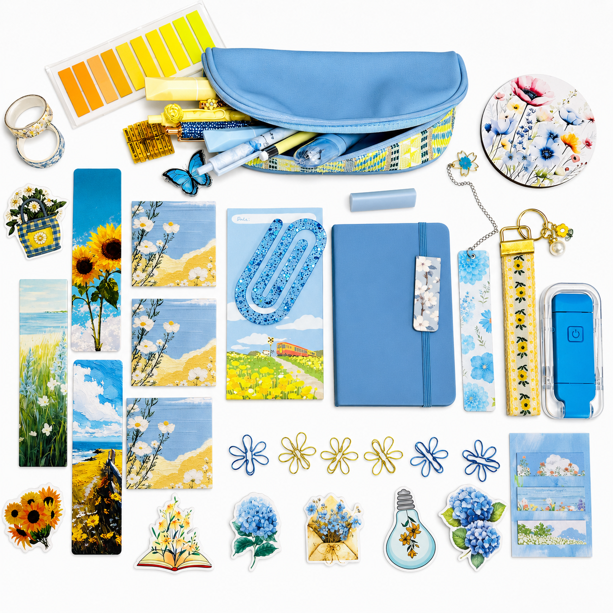🩵💛 Blue & Yellow Bookish Bundle - Limited Edition