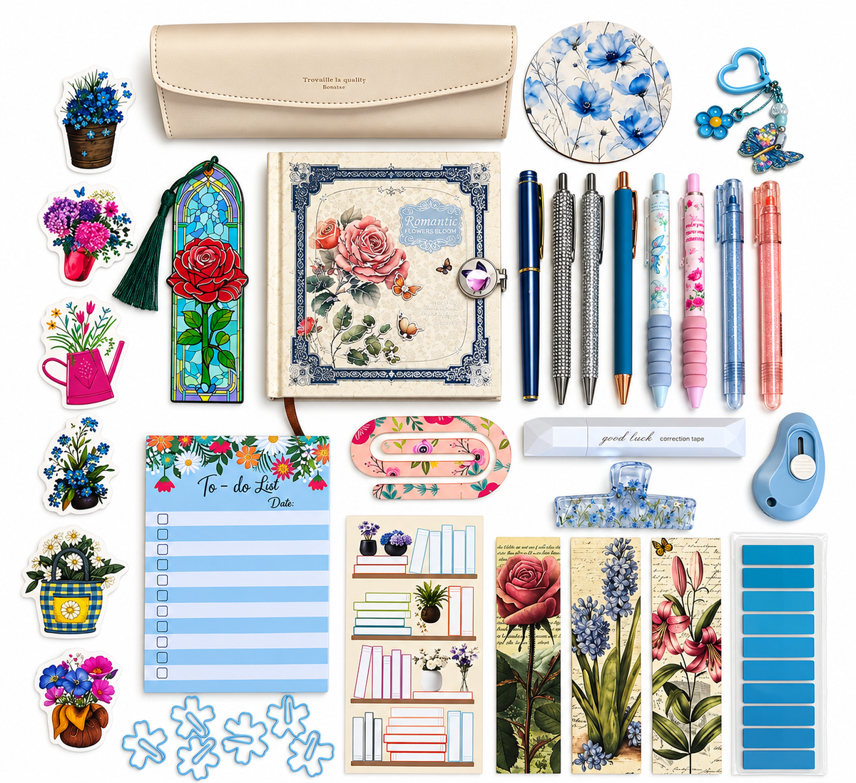 Romantic Flowers Bookish Bundle – Limited Edition