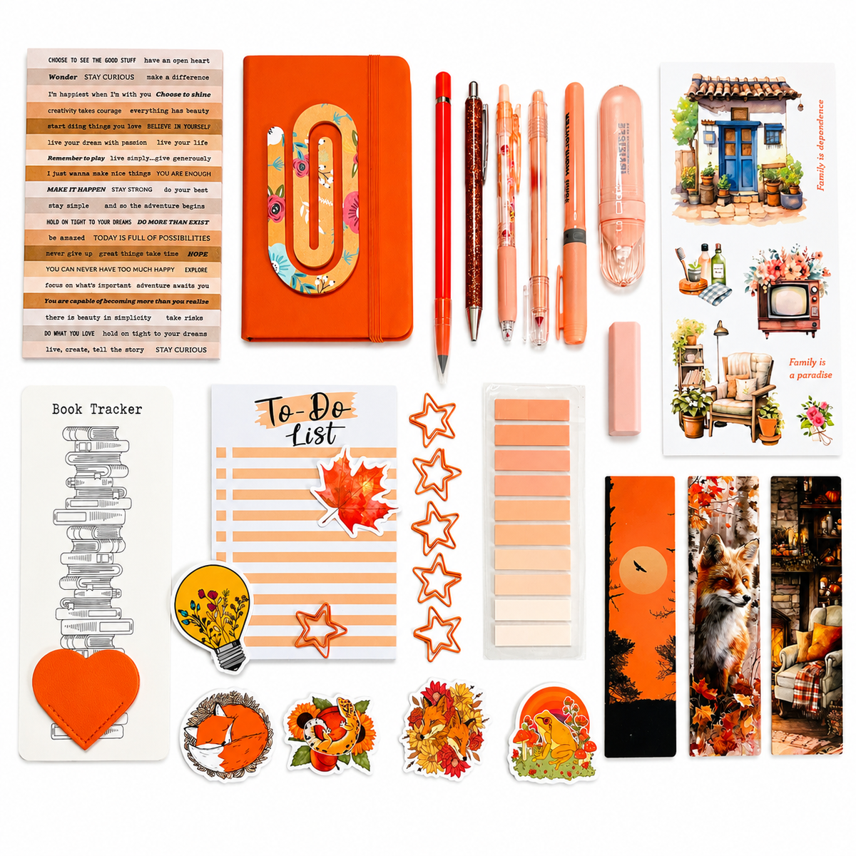 🧡 Orange Bookish Bundle