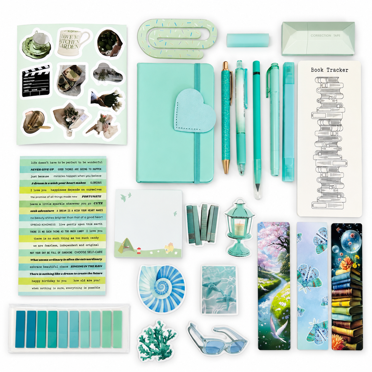 👗 Mint Blue Bookish Bundle
