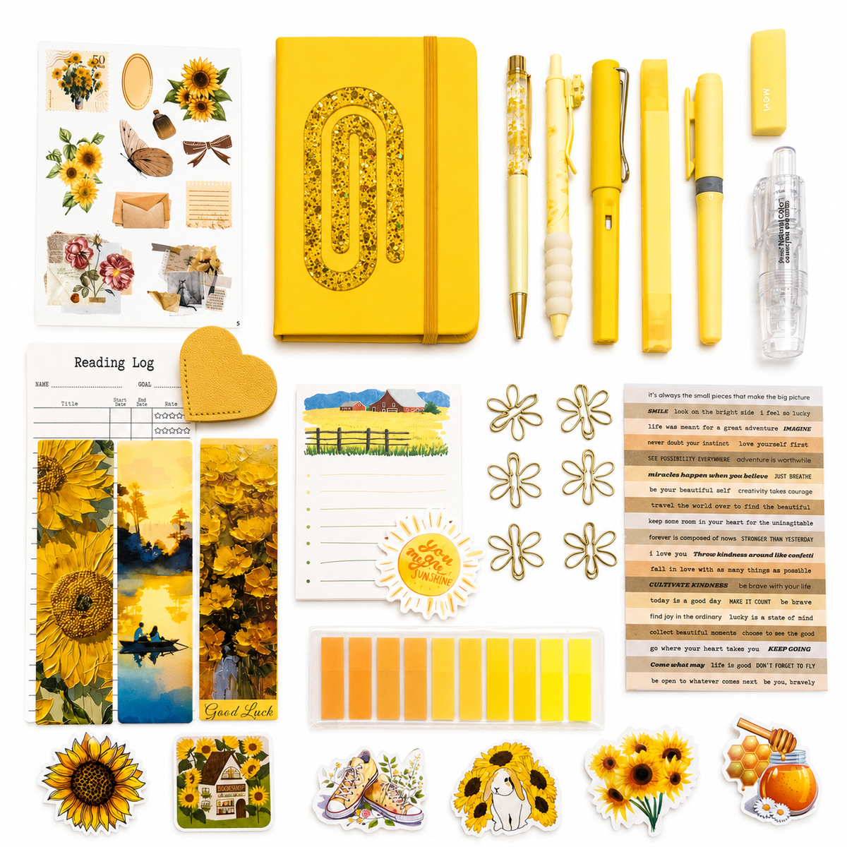 💛 Yellow Bookish Bundle