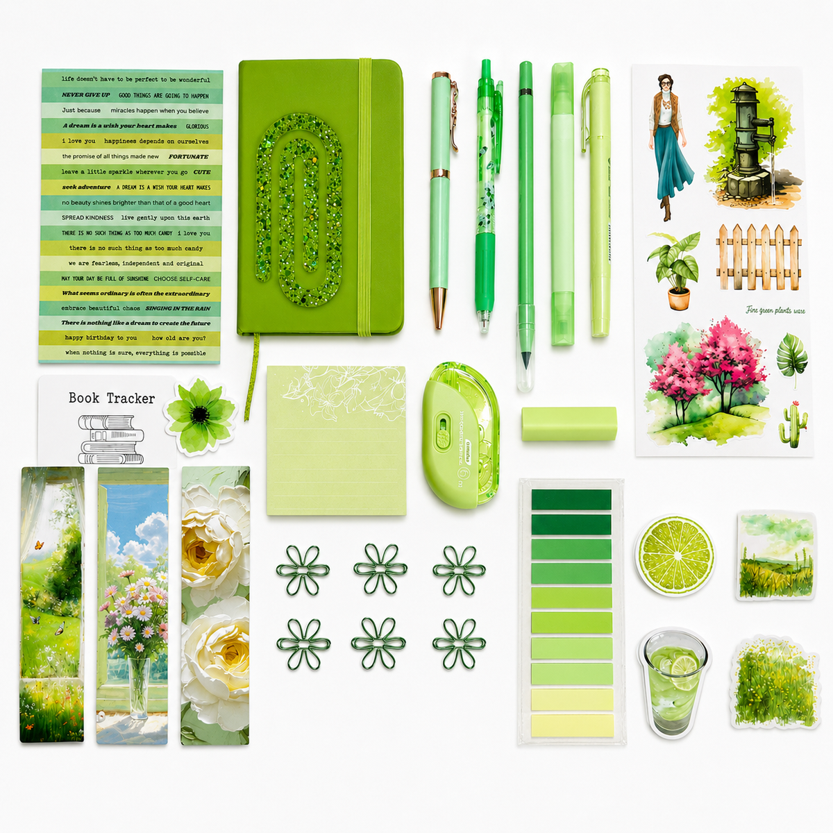 💚 Pistachio Green Bookish Bundle