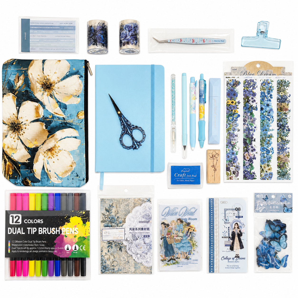 🩵 Baby Blue Journaling Kit
