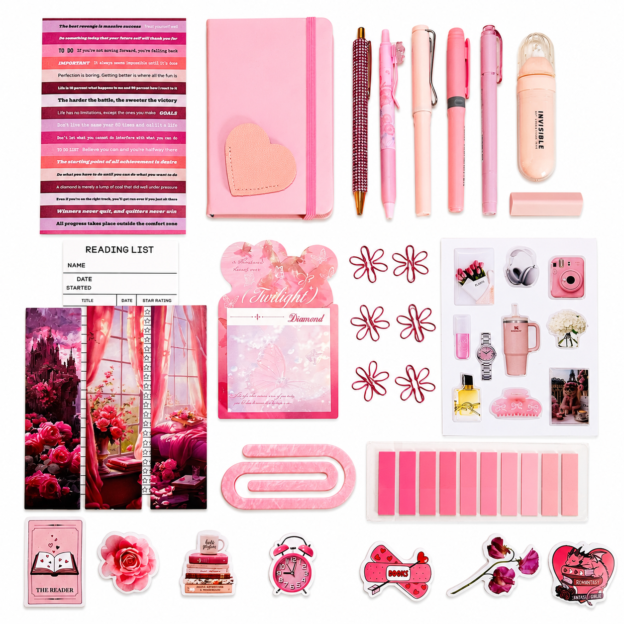 🩷 Pink Bookish Bundle