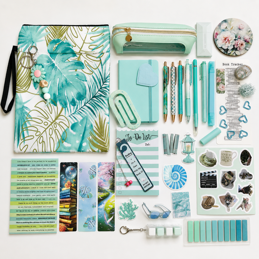 👗 Mint Blue Bookish Bundle