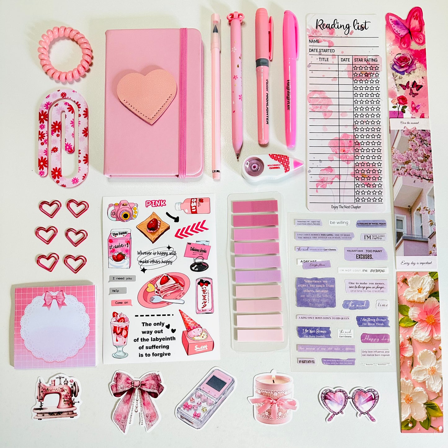 🩷 Pink Bookish Bundle