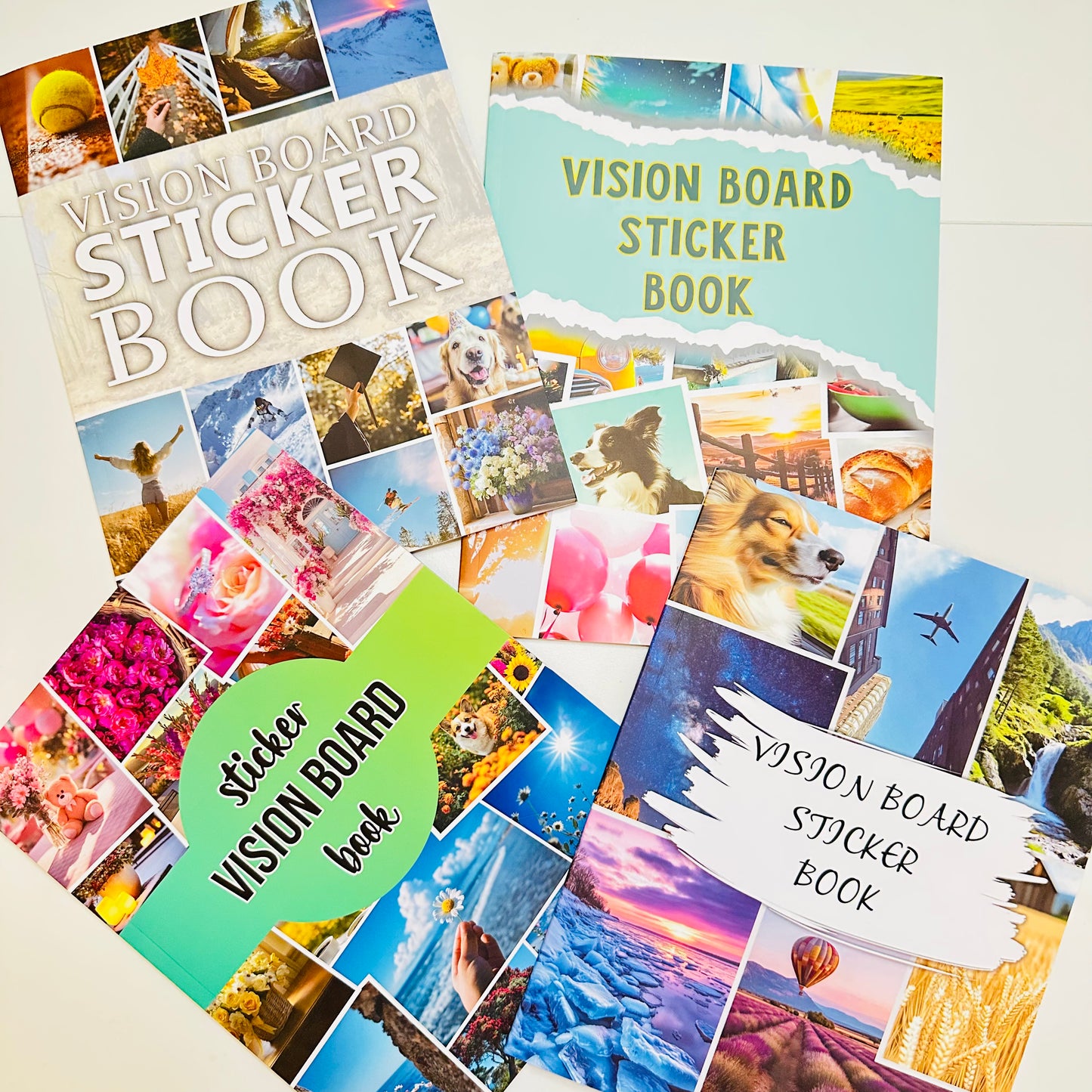 Vision Board Sticker Book