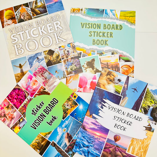 Vision Board Sticker Book