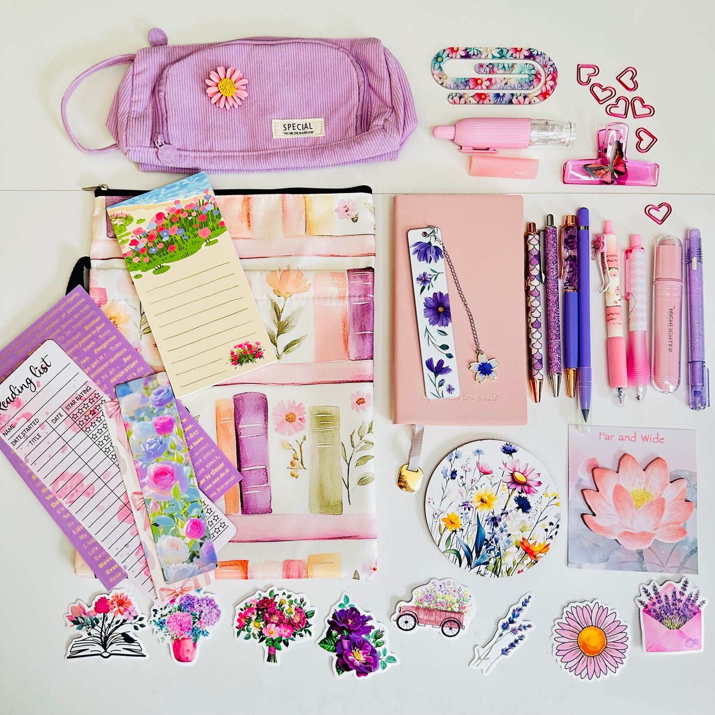 🌺📚"Books & Flowers" Bookish Bundle - Limited Edition