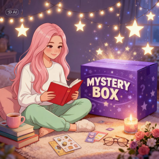 Aesthetic bookish Mystery Box for book lovers
